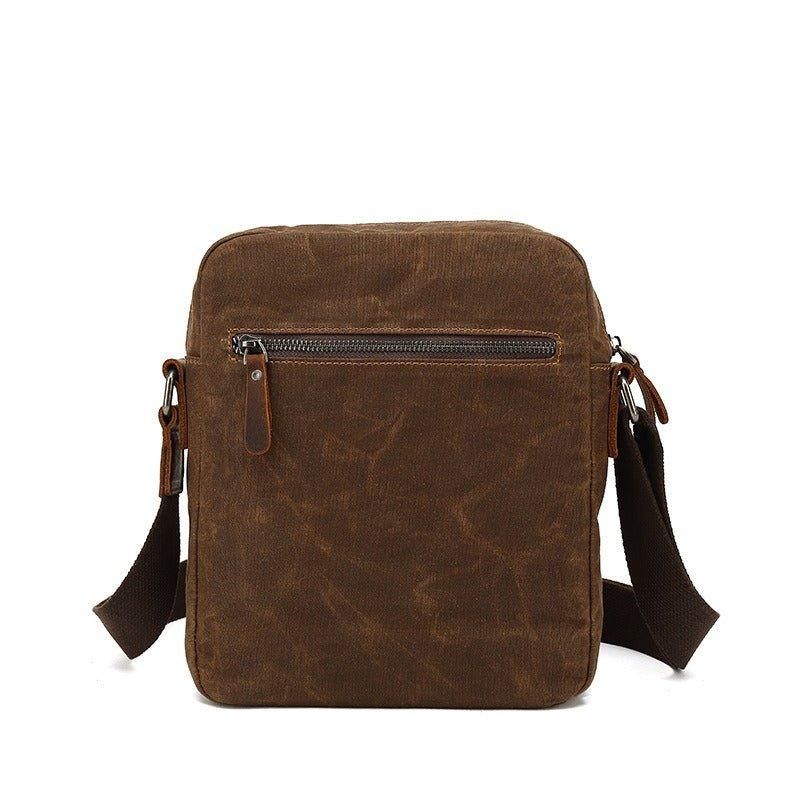 Bolsa Mensageiro Pequena Lona A Tiracolo Para Homem